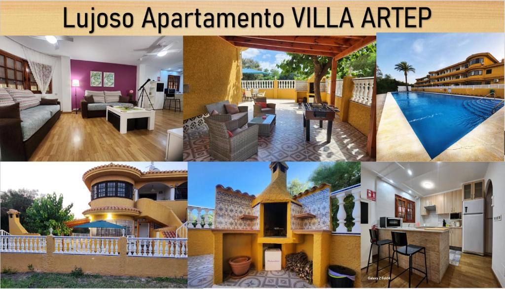 VILLA ARTEP Lujoso apartamento con piscina comunitaria